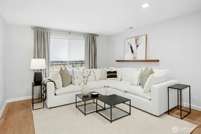 High end blinds throughout.