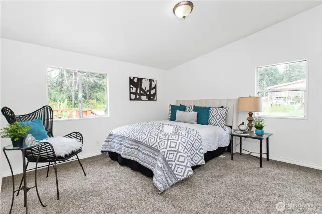 Primary bedroom (separate from all other bedrooms).