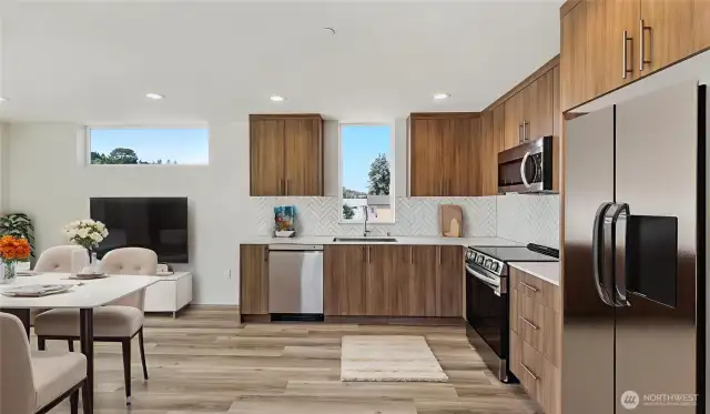 virtually staged, refer is is a mock up, refrigerator is not included