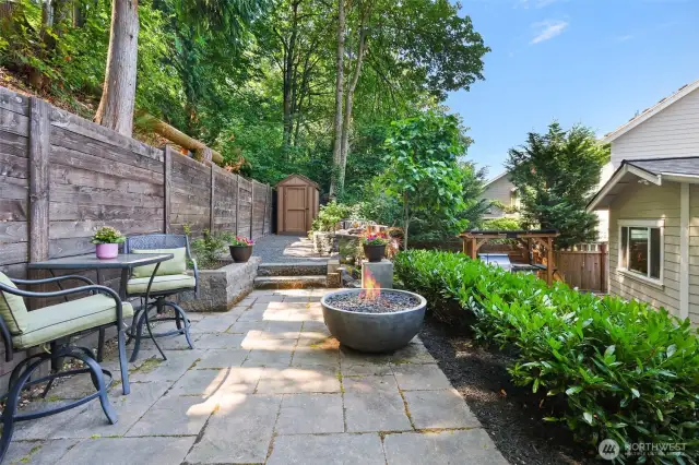 Firepit is a perfect set up for some relaxation time.