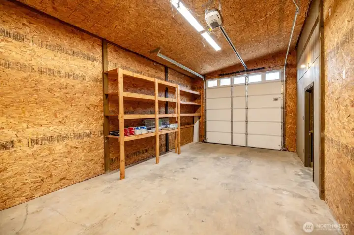 The garage in the back off the alley has a 10 foot tall door  and is a great storage for a boat or RV.