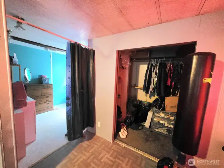 Primary closet/bathroo