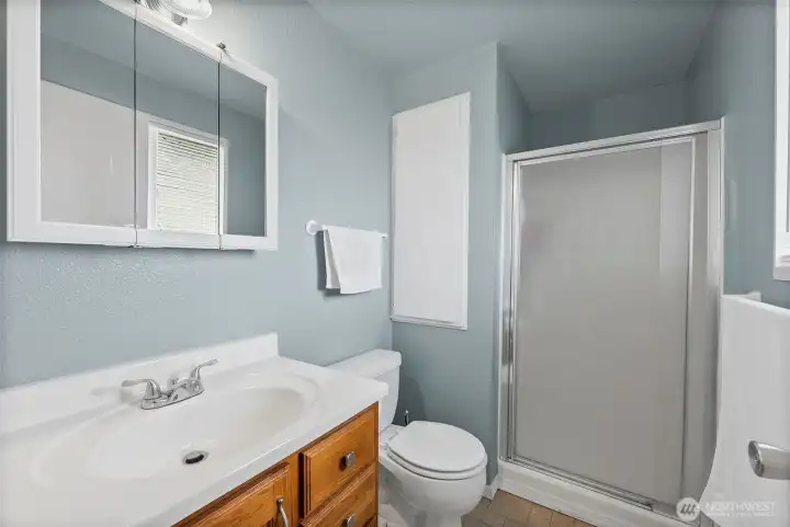 Primary Bathroom with Stand Up Shower