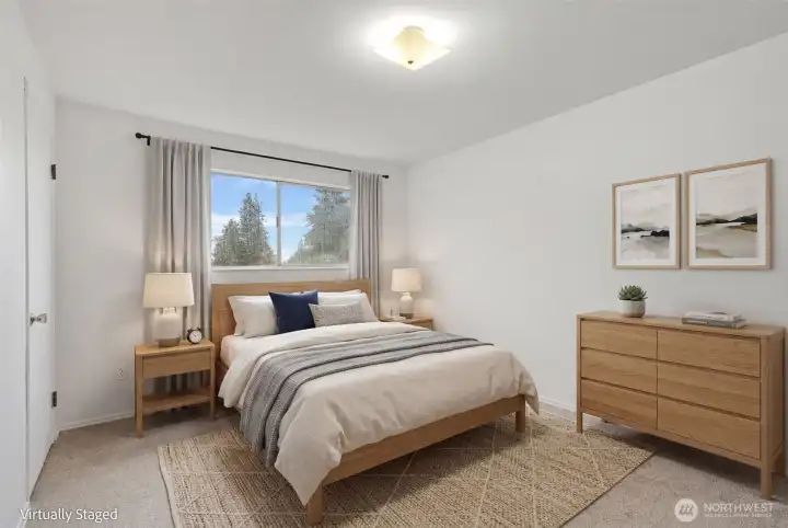 Virtually Staged Bedroom #1