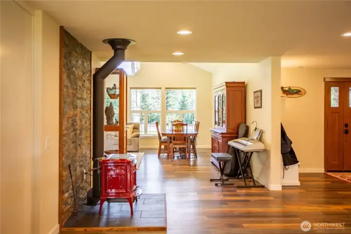 Cozy and efficient fireplace