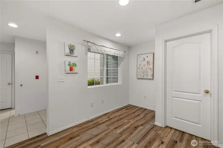 Eat In space in teh kitchen