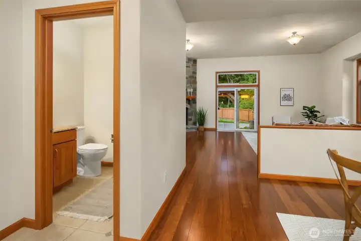 bathroom on main floor