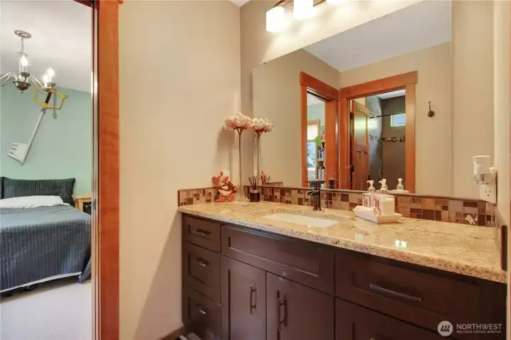 Jack and Jill bath. . .