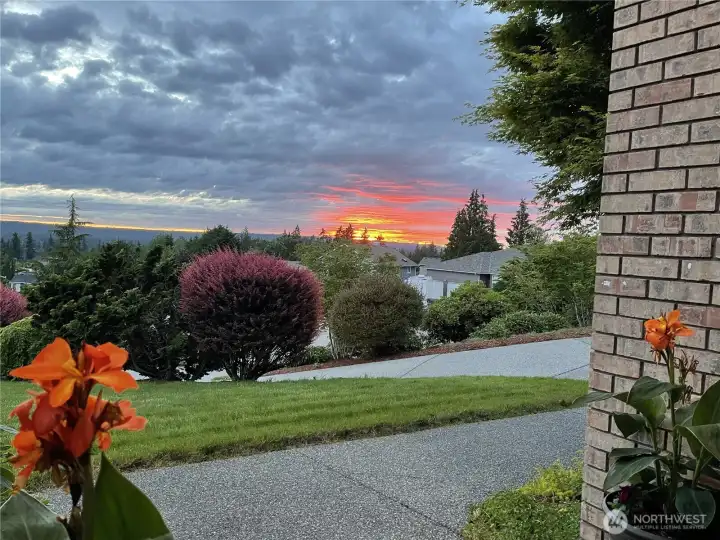 Amazing sunsets. . .