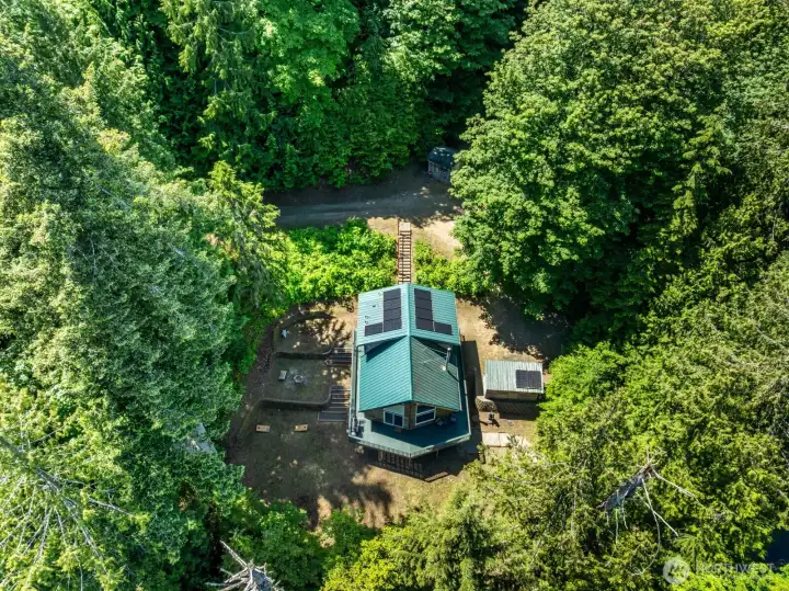 Uninterrupted view means no visible neighbors, but space to expand outdoor activies and host guests