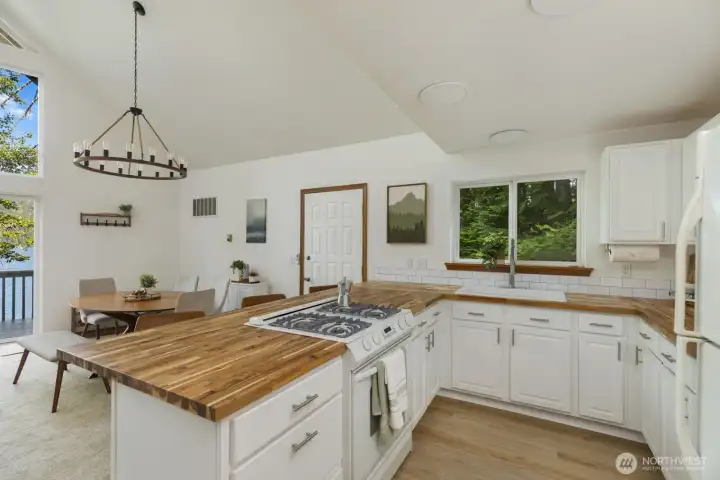 Update kitchen and Apex plumbing through out the home.