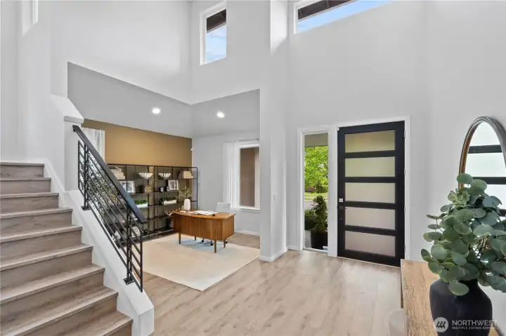 Step inside to your large foyer. With additional office/lounge space.
