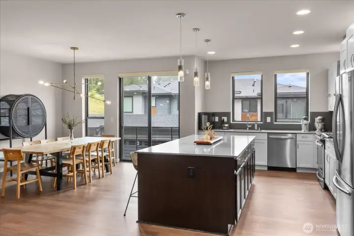 Open Concept Dining Room Open Concept Dining Room