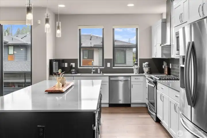 Chef's Kitchen qith plenty of storage Chef's Kitchen qith plenty of storage