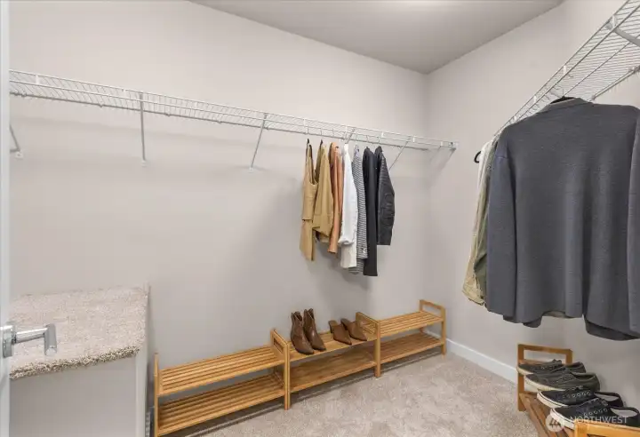 Walk-in Closet of Primary Bedroom Walk-in Closet of Primary Bedroom