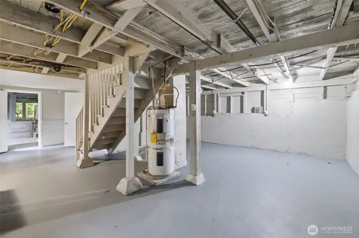Basement is ready for you to make it your own.