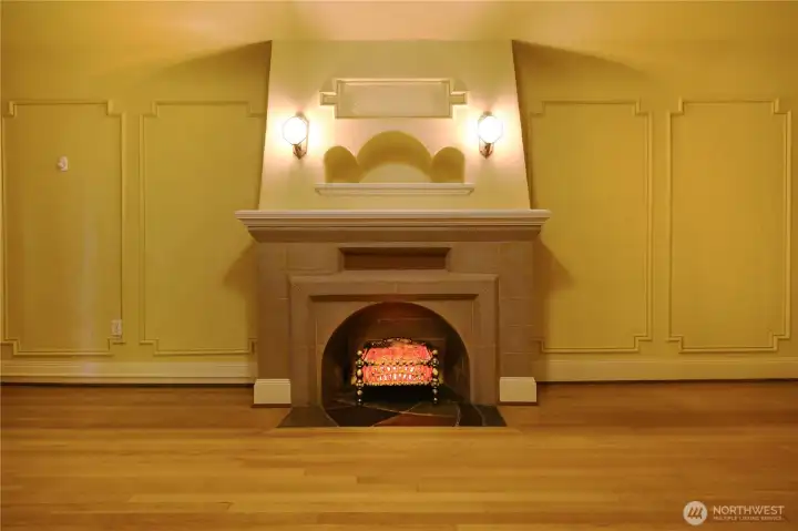 Original vintage Art Deco fireplace