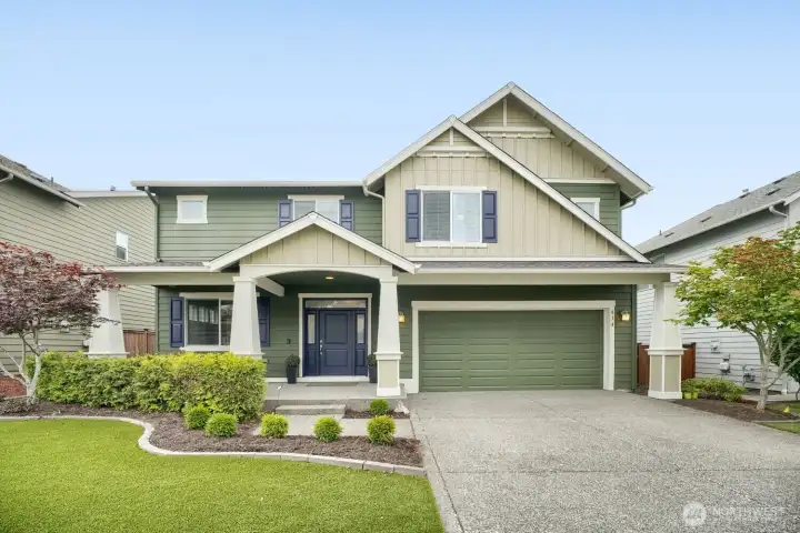 Stunning curb appeal with timeless Craftsman charm.
