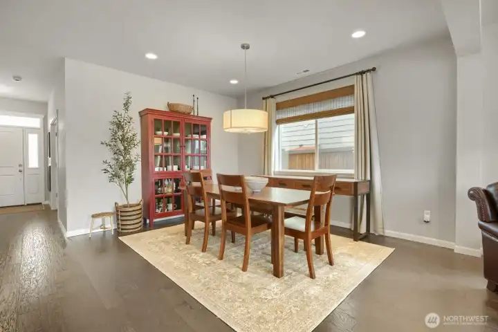 Perfect setting for hosting family and friends.