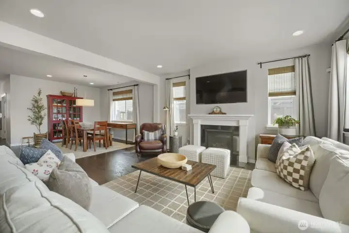Light-filled great room made for gathering.