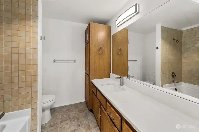 Master bath with updates!