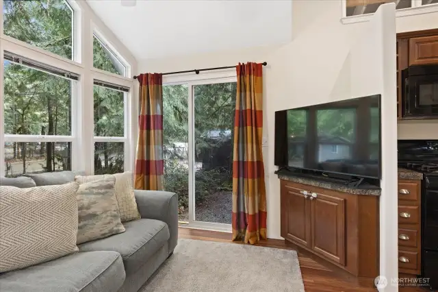 50 Inch TV included with sale.