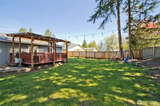 large backyard