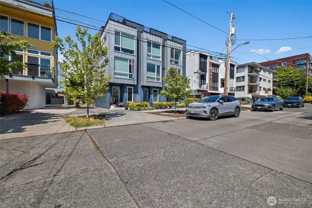 Front view of this fabulous townhouse.  NO HOA dues!