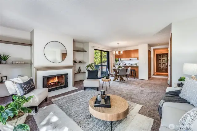 Wonderful open concept!
