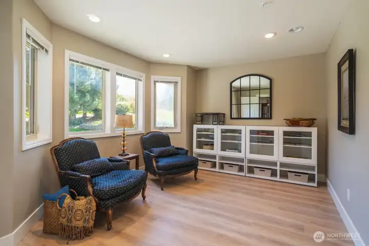 Sitting area off of Master Bedroom