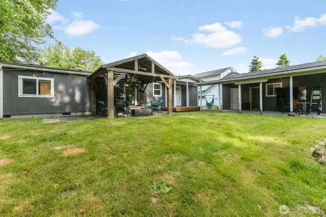 Large yard