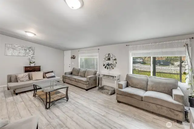 Open living room