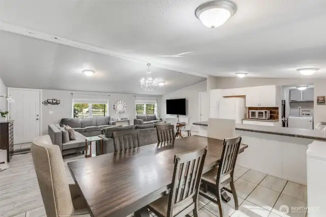Large dining area
