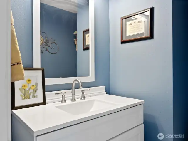 Powder room on main level