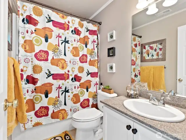 Upper full bathroom
