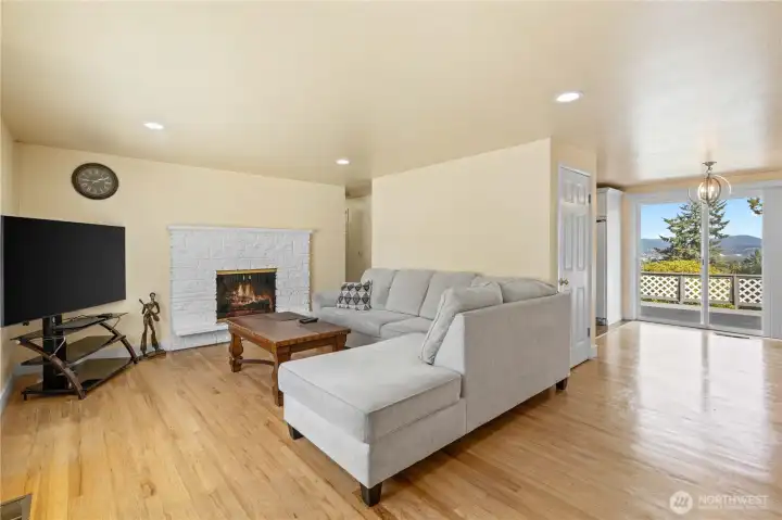 Beautiful hardwood floors throughout