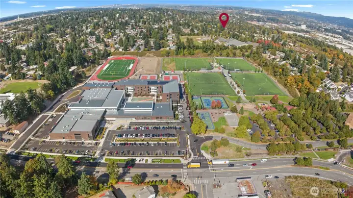 Valley Ridge Park featuring several sports fields