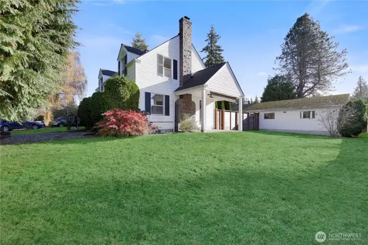 Front of home from westside