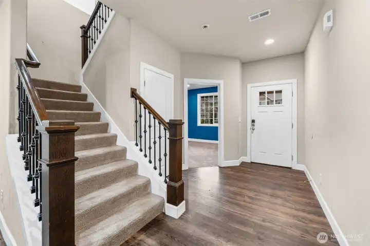 LVP floors throughout the downstairs~