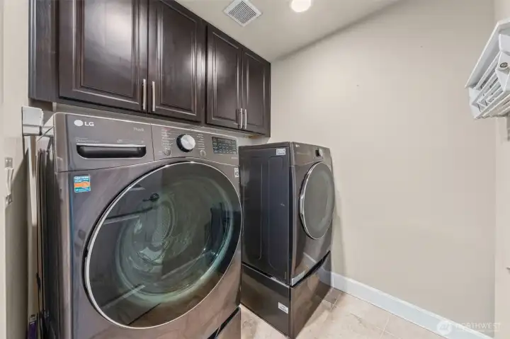 Upstairs laundry room