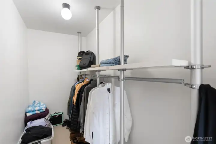 Primary closet
