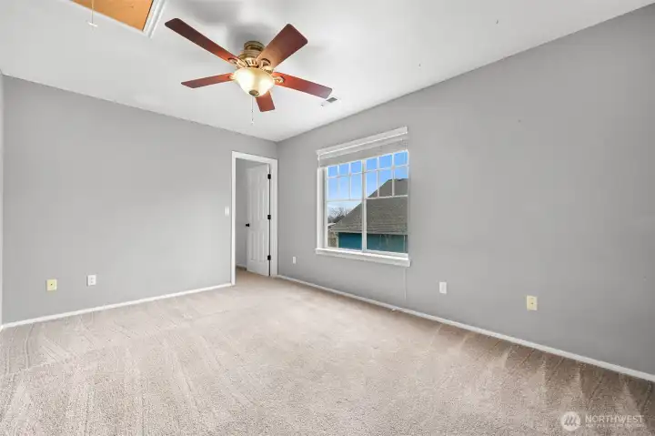 Bedroom #3 with walk-in closet