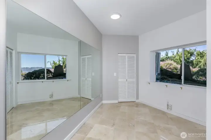 Bedroom # 4 could be a work out room.