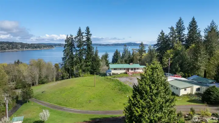 Views of the Sound and Yukon Harbor.