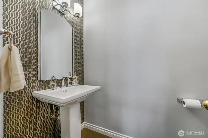 Half bath on main floor for your guests!