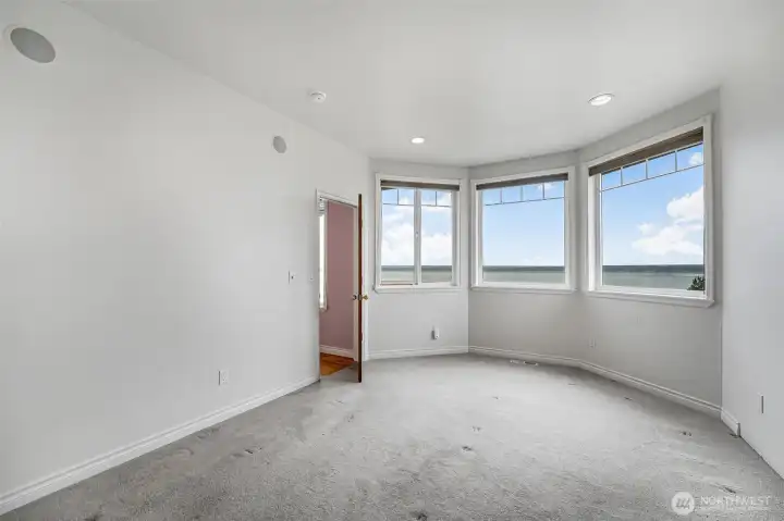 Wake up to the beautiful view every morning in your primary bedroom!