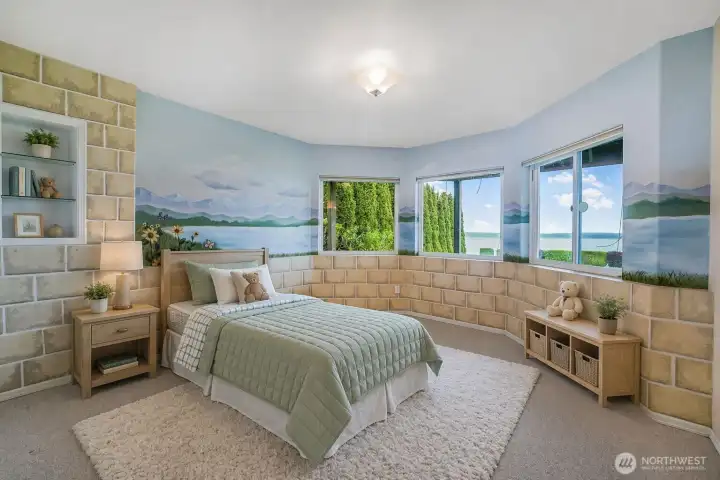 Guest Bedroom 1 virtually staged.