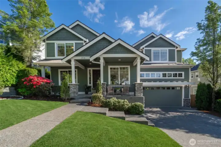 Located in the sought - after Issaquah highlands, timeless Craftsman offers a rare sense of tranquillity & natural beaut