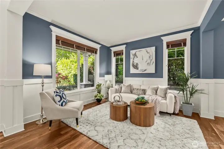 Elegant and inviting formal living room