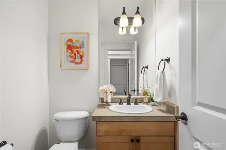 Powder room on main